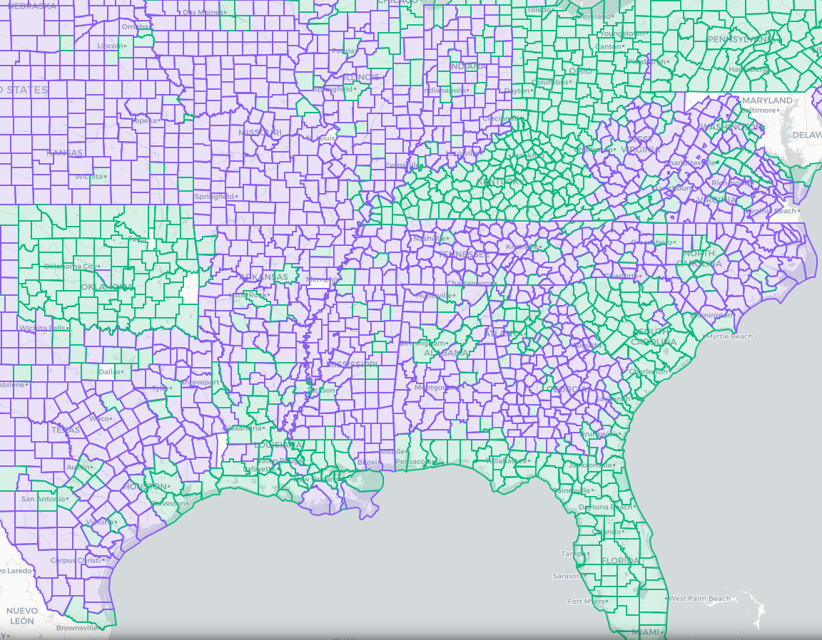 Interactive Map Light Mode